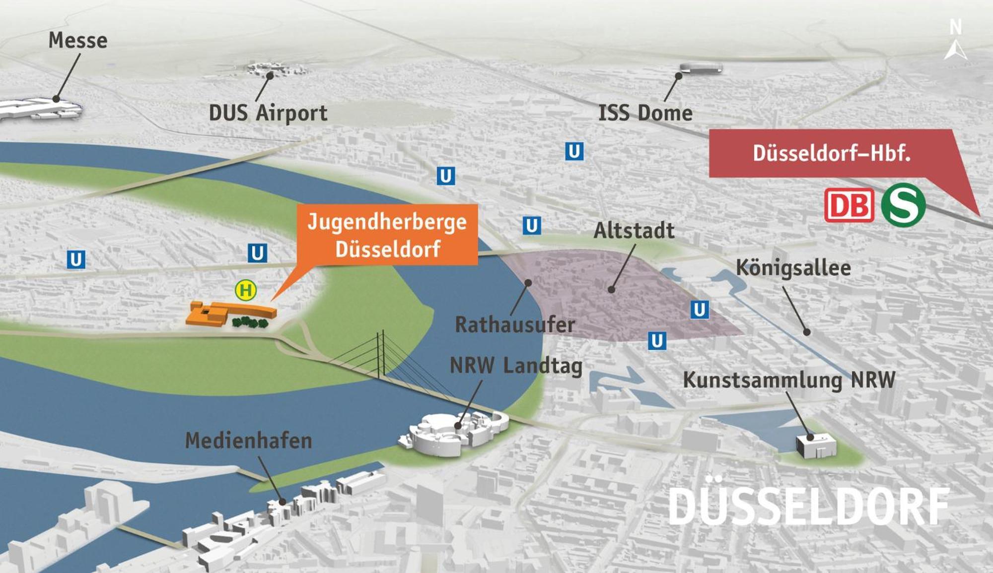 Jugendherberge Duesseldorf 외부 사진